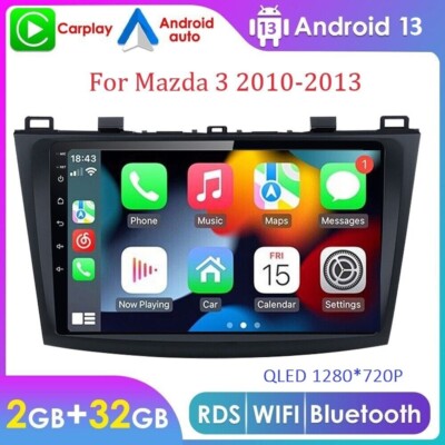 9'' Android 13 For Mazda 3 2010 2011 2012 2013 Car GPS Navi Stereo Radio WiFi RDS