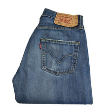 Levis 501 Jeans Mens W29 L31 (Tag 30/32) Blue Denim Regular Straight Vintage Y2K