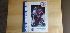 Cape Breton Oilers Rochester Americans AHL program January 31 1989 Rob Ray