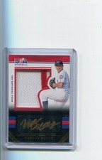 2017 Stars and Stripes 15U Black Gold Wesley Scott Auto Gold Ink Patch 4/10