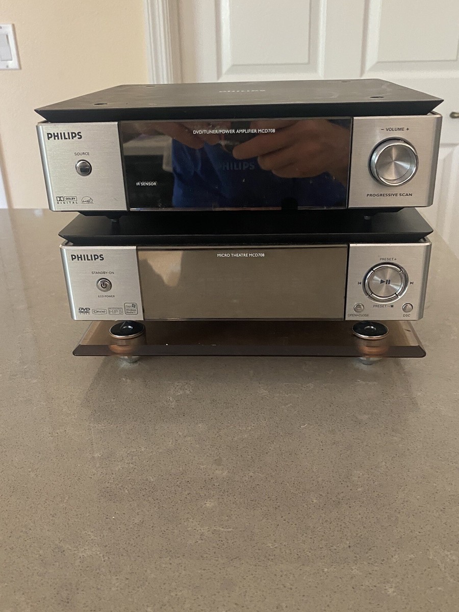 Philips MCD708 Micro Theater Deck & Tuner Amplifier Untested | eBay