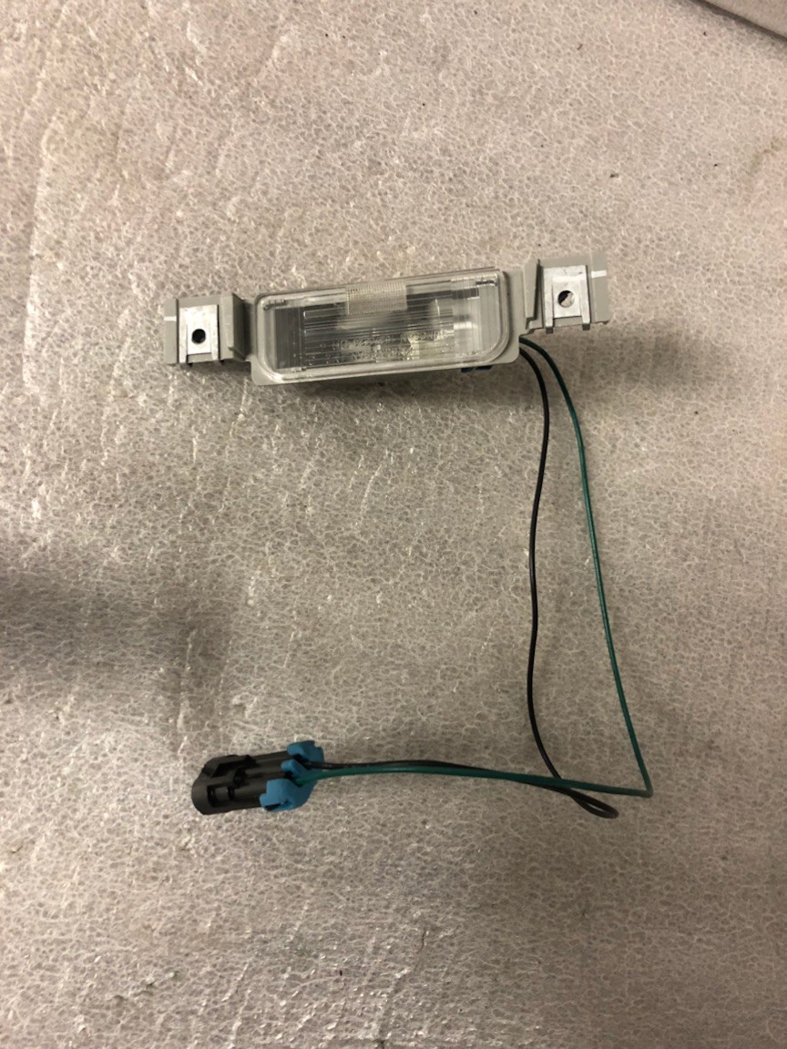 2008-2012 Chevrolet Malibu 2007-2009 Saturn Aura Rear License