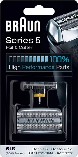 Braun Series5 51S Original-Kombipack: Scherfolie & Klinge Silber Neu - Bild 2 von 5