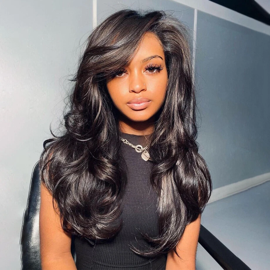 Body Wave Lace Front Wig Brazilian Loose Deep Wave Wig Glueless