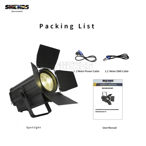 SHEHDS LED 250W Warm+Cool White Theater Focus/ LEKO Spot Light For Wedding Disco - Picture 49 of 69