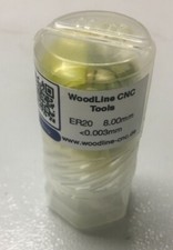 Spannzange ER20  3,00mm - 12mm Rundlauf <0.003  Ultra Präzise Industriequalität