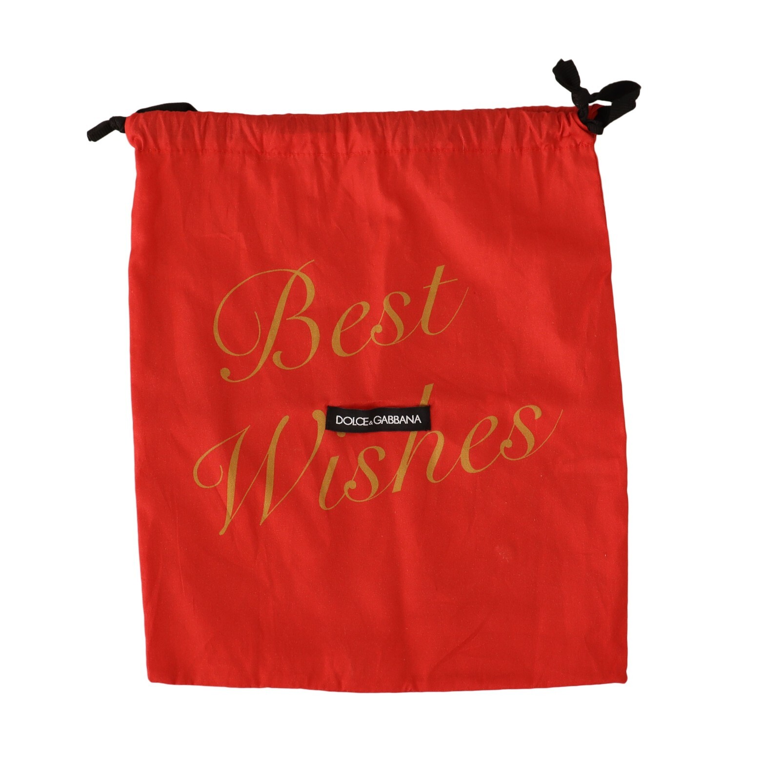 DOLCE - GABBANA Сумка-пылесборник Красная сумка для обуви Best Wishes на шнурке 27см x 33см 4490₽