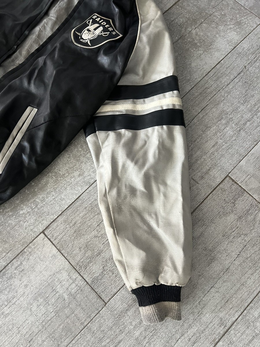 Vintage Raiders NFL Licensed Embroidered Faux Leather