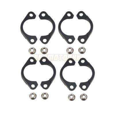 Exhaust Manifold Clamps Nuts for Kawasaki KLE500 1995-2007 2006 Black