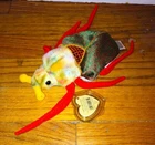 TY Beanie Baby Scurry Beetle Bug Plush Toy Bean Bag Vintage Tag Protector NWT