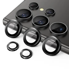 Camera Lens Protector for Samsung Galaxy S24 Ultra, Metal Individual, 1 Set