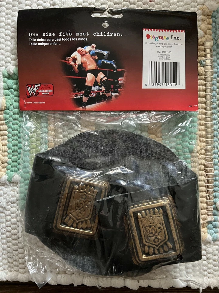 Cinturón Campeonato de Lucha Libre WWF - 1999 Cinturón Infantil Foto 2 de 2