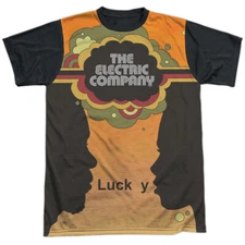 Electric Company Silhouette Blend Adult Costume T Shirt (Black Back), S-3XL