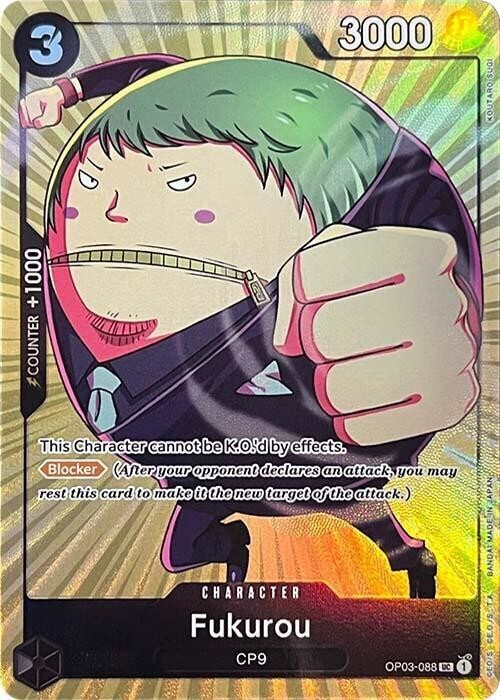 Fukurou Alternate Art Foil - OP03-088 - LP - One Piece TCG | eBay