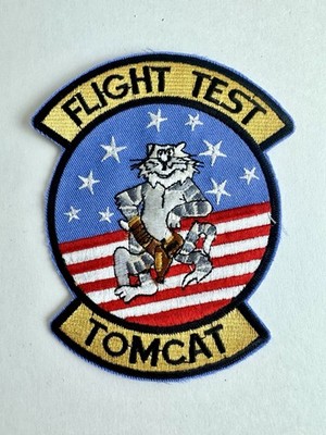 F-14 TOMCAT FLIGHT TEST HAT PATCH CAP US NAVAL AVIATION PIN UP NAVY VETERAN WOW