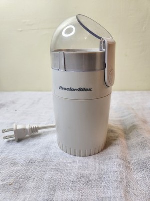 Proctor Silex Electric Coffee Bean Spice Grinder Mill Stainless Steel Blades