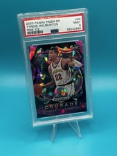 Tyrese Haliburton ROOKIE - 2020 Panini Prizm DP - PINK ICE - CRUSADE - PSA 9