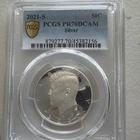 2021 S Kennedy Half Dollar Silver PR70 DCAM PCGS Blue Label 50 Cent Coin