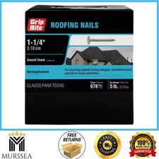 1-1/4 in x 11 Gauge Electrogalvanized Roofing Nails 5 lb Box 114EGRFG5