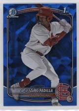 2025 Bowman Chrome Sapphire Edition Chrome Prospects Yairo Padilla #BCP-236 3m4
