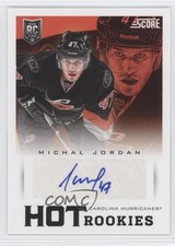 2013-14 Score Hot Rookies Signatures Michal Jordan #600 Auto 0v1