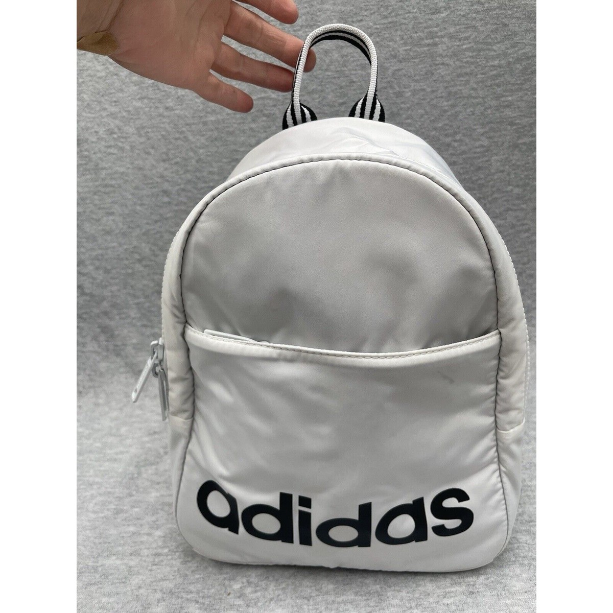 Adidas 978026 Unisex Core Polyester Mini Backpack - White Jersey/Black | eBay Adidas 978026 Unisex Core Polyester Mini Backpack - White Jersey/Black | eBay