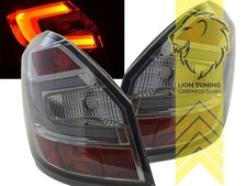Light Bar LED R&uuml;ckleuchten Heckleuchten f&uuml;r Skoda Fabia 2 5J Limo Kombi schwarz
