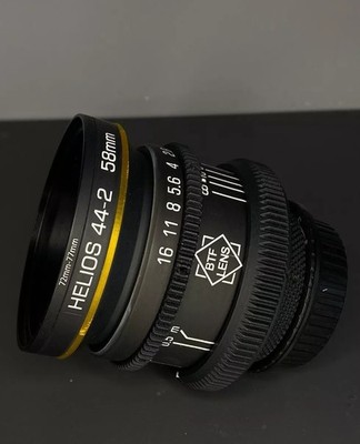 Sony E Helios 44-2 58mm F2 Rehouse ANAMORPHIC Amber  Cine lens E mount BTF LENS