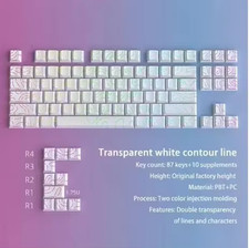 2025 Super Contour PBT Keycaps Tastiera Meccanica Luce Laterale Fatto Originale