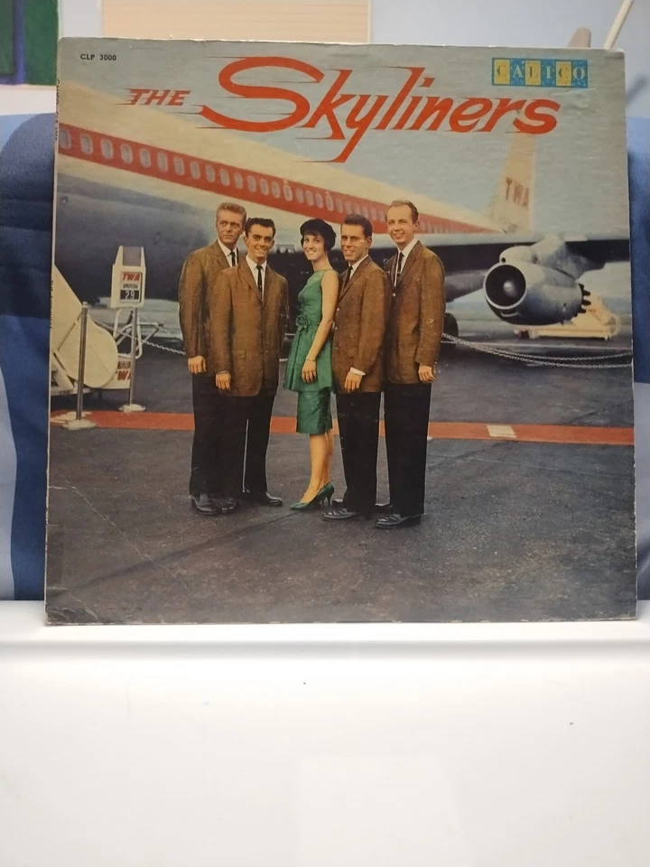 THE SKYLINERS Scarce Doo-Wop FIRST PRESS 1959 DG CALICO LP Jimmy Beaumont HEAR! - Image 2 of 4