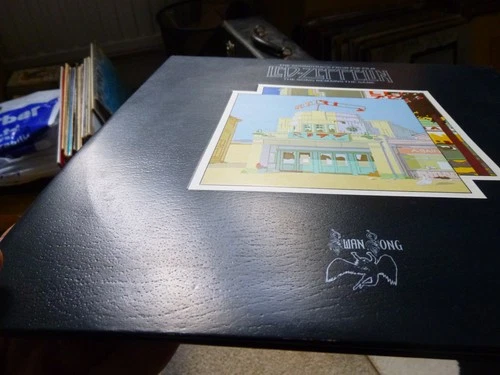 EX+ Led Zeppelin UK 1st Press Song Remains The Same SSK 89402 LP textured cover