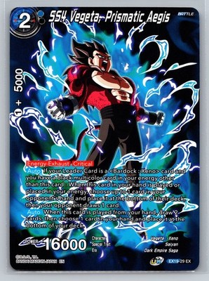 SS4 Vegeta Prismatic Aegis EX19-29 EX Dragon Ball Super Card Game Saiyan