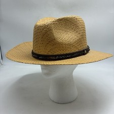 Stetson Straw Panama Outback Cowboy Hat Large L