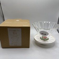 HARIO CDB-02-W Tea Dripper Bouquet, 1-4 Cups, White