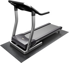 Exercise Equipment Mat for Bike, Treadmill, Elliptical, Yoga - 90" X 40" Non Sli