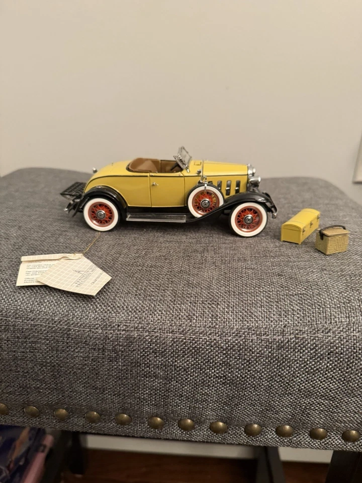 Raro Franklin Como Nuevo 1932 Chevy Confederate Deluxe Sport Roadster En Caja Original Foto 3 de 4