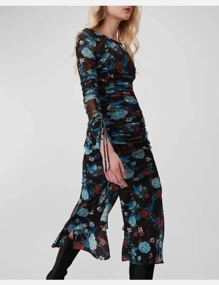 dvf sean mesh dress DVF Sean Dress BLU'S