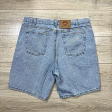 Vtg Flying Jeanswear By Flyers Denim Light Wash Shorts Relaxed Fit Cotton Men 36