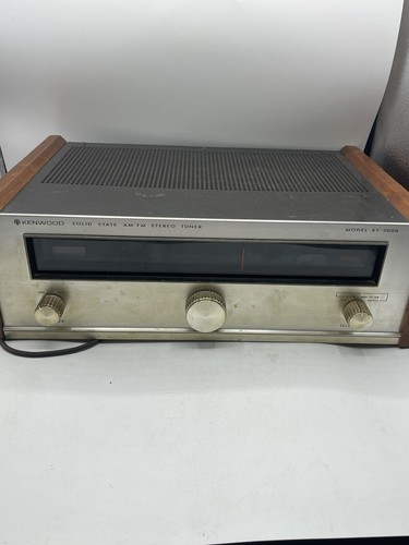Vintage Kenwood KT-3000 Solid State AM-FM Stereo Tuner Silver