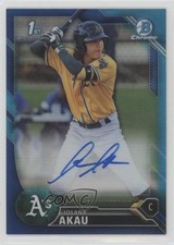 2016 Bowman Chrome Prospect Blue Refractor 103/150 Iolana Akau #CPA-IA Auto fm0