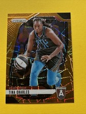 2024 Panini Prizm WNBA - TINA CHARLES #36 [Orange Velocity] Atlanta Dream