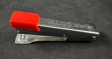 Vintage Alco Mini Stapler Red Swingline Style - Made in Japan