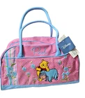 NEW WITH TAG WINNIE THE POOH  VINTAGE RUZ  CANVAS DUFFLE BAG  16 X 9 X 8"