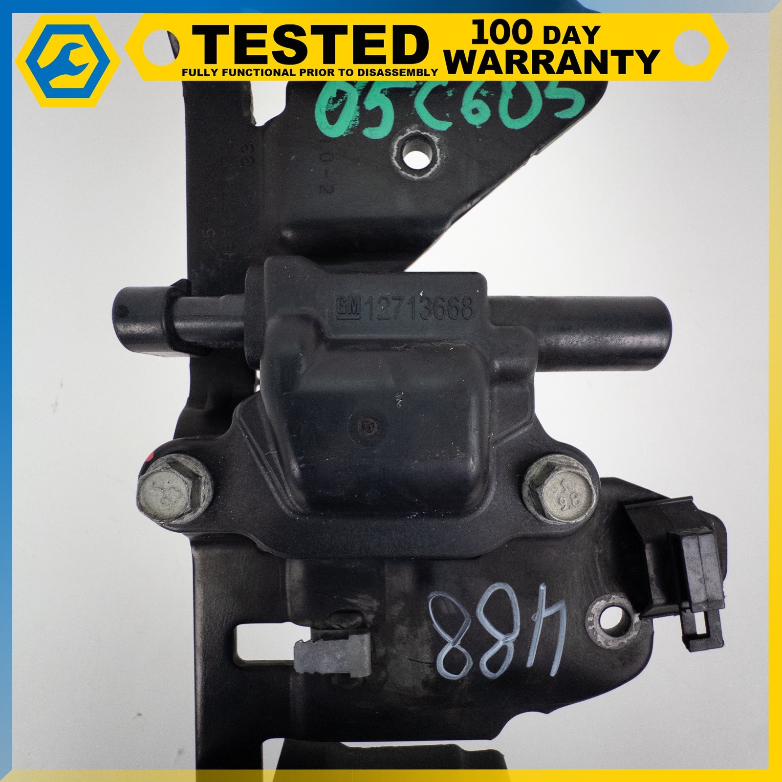 05-13 CORVETTE C6 LS2 LS3 ENGINE IGNITION COIL W/ BRASKET ASSEMBLY SET OEM