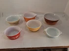 Lot Of 6 Vintage Pyrex Biwls, As Shown