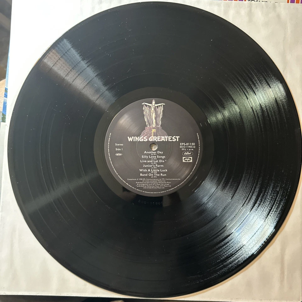 PAUL MCCARTNEY-WINGS~GREATEST HITS Japan Obi -insert  w/POSTER + Tour Extras! - Image 3 of 4