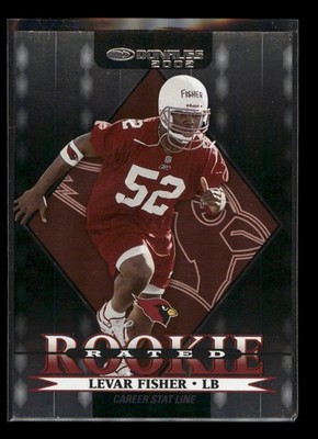 2002 Donruss #287 Levar Fisher Stat Line Career 260/269