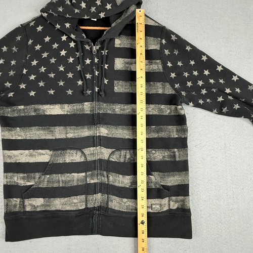 Denim & Supply Ralph Lauren EE. UU. Bandera Americana Cremallera Completa Sudadera con Capucha para Hombres 2XL "Negro - Imagen 4 de 10