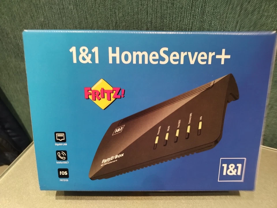 NEU+OVP: AVM FRITZ!Box 7530 AX - 1&1 HomeServer+ - WLAN Router (20002934) - Bild 4 von 4