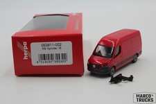 Herpa Mercedes-Benz Sprinter 18 Box high roof, red No. 093811-002 1/87 /HN4317